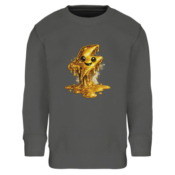 Kinder-Pullover aus recyceltem Mischgewebe - Liquid Gold Buddies